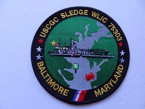 PARCHE MILITAR WLIC-75303 DE TRINEO CORTADOR GUARDACOSTAS DE EE. UU. - Imagen 1 de 5