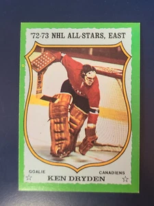 1973-74 Topps tarjeta de hockey #10 de Ken Dryden Montreal canadienses - Imagen 1 de 2