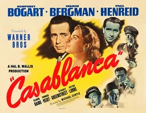 Casablanca Lobbykarte Humphrey Bogart 11" x 14" - Bild 1 von 1