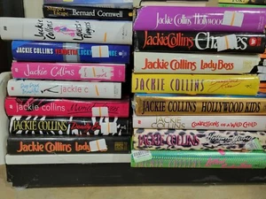 Lot of 10 Hardcover Books by Jackie Collins - Random Mix - Picture 1 of 4