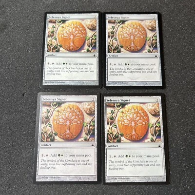 Selesnya Signet Magic The Gathering Mtg Artifact Ravnica Card 4 - Image 1 of 4