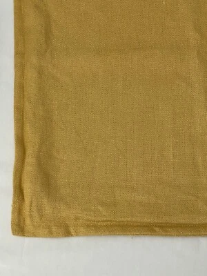 Pottery Barn Yellow Mustard Throw Pillow Cover 100% Linen  18" x 18" - Image 1 of 4