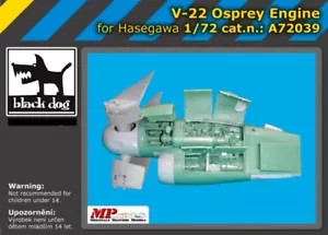 Blackdog Modelle 1/72 BELL V-22 OSPREY MOTOR Harz Update Set - Bild 1 von 4