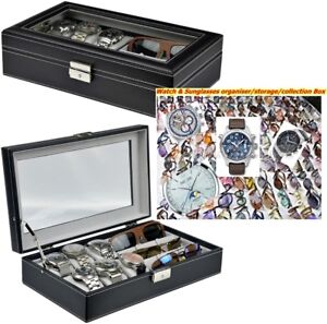 Luxury Watch & Sunglasses Organiser/Collection Case model: WS Combo-W6S3