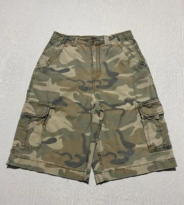 Faded Glory Vintage Camo Cargo Shorts Boys Size 14 Ripstop - Picture 1 of 10
