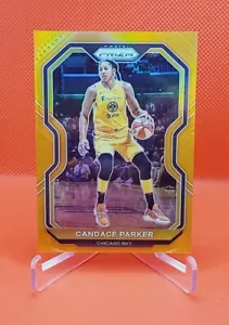 2021 Panini Prizm WNBA #76 CANDACE PARKER Orange Prizm 08/50 Chicago Sky - Picture 1 of 2