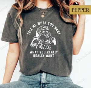 Tell Me What You Want What You Really Want Shirt, lustig Weihnachten Santa - Bild 1 von 7