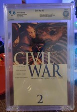 Secret Wars: Civil War #2 CBCS 9.6 SpiderMan Identity Wolverine Cap Iron Man Ap