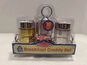 NOS RARE MELISSA & DOUG breakfast Caddy Play Food Set Sirup Diner No Liquid - Bild 1 von 10
