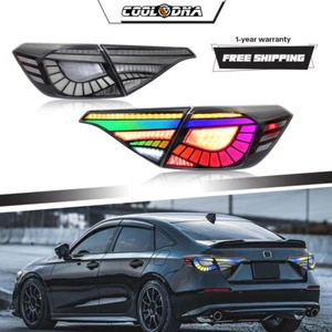 Luz Trasera LED Color RGB para Honda Civic 11ª Gen 2022-2025 Lámpara Trasera Secuencial - Imagen 1 de 22