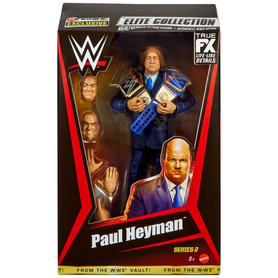 WWE - Paul Herman Wrestling Figur - Mattel Elite **Brandneu**