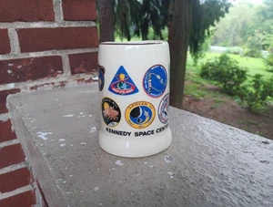 TAZZA VINTAGE NASA KENNEDY SPACE CENTER FLORIDA APOLLO TAZZA PUBBLICITÀ - Foto 1 di 6