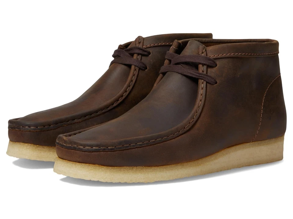 Clarks mens Wallabee Chukka Boot Beeswax 11.5 US
