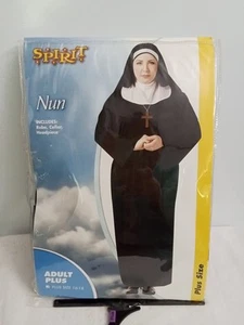 Costume Halloween Spirit Nun adulto taglie forti 16-18 usato - Foto 1 di 10