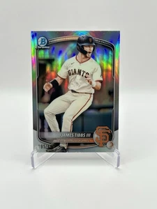 Bowman James Tibbs III BCP-39 2025 refractor cromado #/499 Gigantes de San Francisco - Imagen 1 de 2