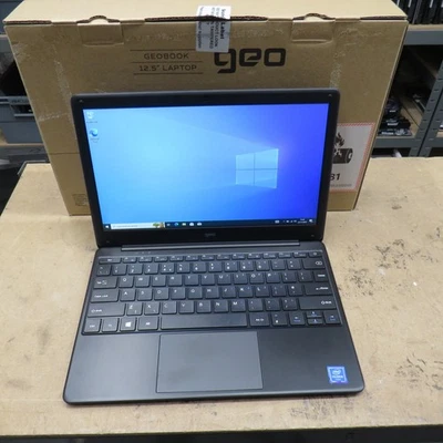 Geo GeoBook 2E 12.5 in Laptop Celeron N3450 1.10 GHz 64GB eMMC 4GB w/PSU Boxed - Image 1 of 4