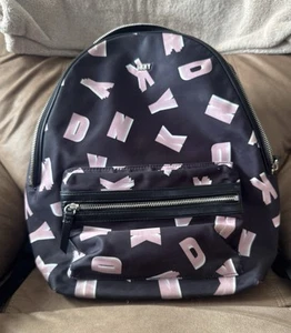 DKNY Satin Letter Backpack - Picture 1 of 19