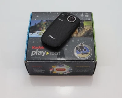 KODAK PLAYSPORT ZX5 CAMCORDER BOXED SD CARD HIGH DEFINITION WATERPROOF HD CAMERA - Image 1 of 4