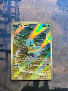 Pokémon TCG Squirtle 170/165 Scarlet & Violet 151 Near Mint Illustration Rare NM - Picture 1 of 2