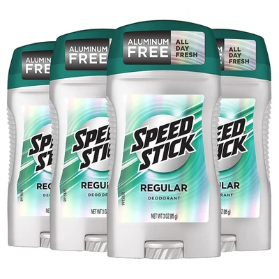 Men'S Deodorant, Regular, 3 Ounce, 4 Pack - Image 1 of 4