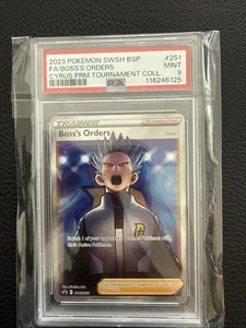 Boss's Orders (Full Art) SWSH251 Swsh: Sword & Shield Promo Cards Holo PSA 9 - Bild 1 von 2