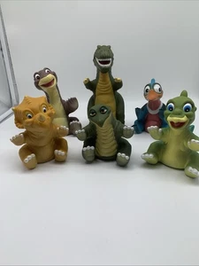 FIGURA DE TÍTERES DE MANO TIERRA ANTES DEL TIEMPO 1988 PIZZA HUT JUEGO COMPLETO 6 DE COLECCIÓN EN MUY BUENA CONDICIÓN - Imagen 1 de 9