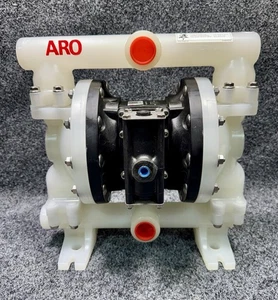 Bomba de diafragma accionada por aire ARO PD10P-APS-PTTT 1", PTFE, 51,5 gpm, cabezal de 289 ft - Imagen 1 de 8
