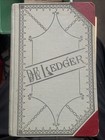 Vintage D.E Ledger  Book Various Entries Super Rare!