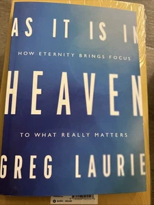 As It Is in Heaven by Greg Laurie (2024, Trade Paperback) - Picture 1 of 1