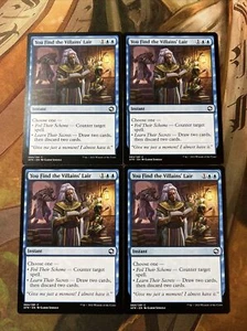 x4 You Find the Villains' Lair AFR MTG 84/281 COMMON M/NM 4x - Bild 1 von 1