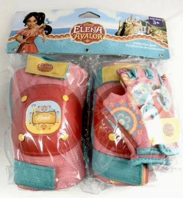 BELL DISNEY принцесса Елена AVALOR перчатки локоть колена подушечки комплект безопасности велосипеда - Изображение 1 из 4