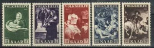 Saar Stamp B84-B88  - Paintings - Picture 1 of 1