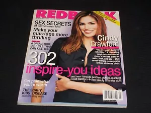 2000 MARCH REDBOOK MAGAZINE - CINDY CRAWFORD COVER - L 10156 - Picture 1 of 2