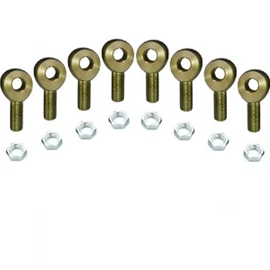 8 RH 5/8-18 Thread With a 5/8 Bore Solid Rod Eye Heim Joints Rod Ends Jam Nuts - Picture 1 of 6