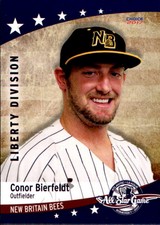 2017 Atlantic League All-Stars Choice #22 Conor Bierfeldt Torrington Connecticut
