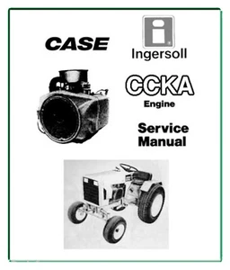 CASE INGERSOLL Garden Tractor CCKA Onan ENGINE SERVICE Repair MANUAL + 2 MANUALS - Picture 1 of 2