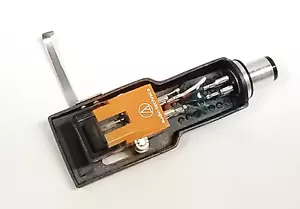 Audio-Technica AT-120E Cartridge with Sony Headshell - Picture 1 of 11