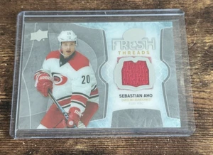 2016-17 UD Ice Fresh Threads Sebastian Aho FT-SA Jersey Rookie Card - Picture 1 of 1