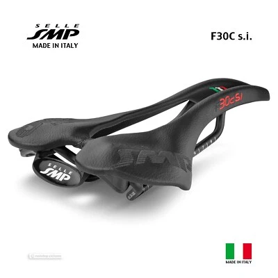 NEW Selle SMP F30Csi Saddle : BLACK - MADE IN iTALY! - Image 1 of 2