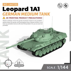 SSMODEL SS144700 1/144 Kit Modelo Militar Leopardo Alemán 1A1 Tanque Mediano Impresión 3D - Imagen 1 de 9