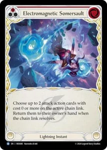 Electromagnetic Somersault Red ROS085 FaB Rosetta Rare NP - Picture 1 of 1