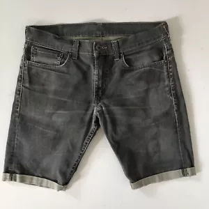 Levi's 511 Grey Turn-Up Shorts - W34 - Picture 1 of 15