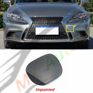 🔥Unpainted Front Bumper Tow Hook Eye Cover For Lexus IS300 IS350 2014-2017 - Picture 1 of 6