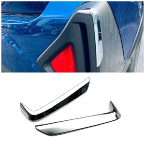 ABS Chrome Rear Fog Light Lamp Lid Cover Trim For 2024 Subaru Crosstrek 2pcs - Bild 1 von 3