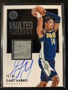 Gary Harris 2017-18 Panini Encased Vaulted Veteran Jersey Autograph #/49 - Picture 1 of 1