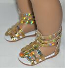 Sandals Gladiator Zipper for American Girl Doll Shoes Accessories Clothes