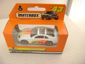 1997 MATCHBOX SUPERFAST #43 WHITE NISSAN 300ZX NEW IN BOX - Picture 1 of 3