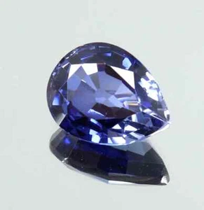Awesome ! Natural Flawless Ceylon Blue Sapphire Pear Cut Loose Gemstone 5.30 Ct - Picture 1 of 7