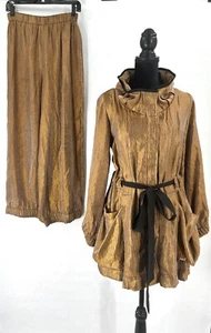 Design Today’s Wired Collar Jacket and Balloon Pants Set Bronze Gem Color M - Picture 1 of 15