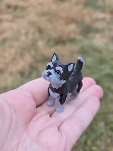 TOTO Inspired Dog Cairn Terrier Black & Gray Grey Custom Flexi Mini Miniature - Picture 1 of 6